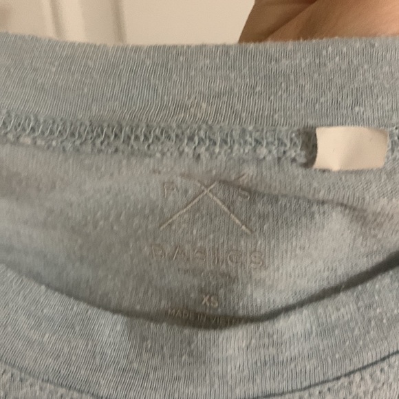 Pacsun Semi-Sheer Blue Top - Picture 3 of 3